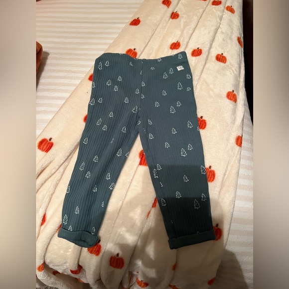 NEW W/O TAG | Little Planet by Carter’s Green Tree Pants - Picture 1 of 3